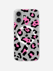 Pink Camo Clear Magsafe Clear Phone Case