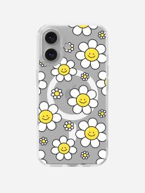 Daisy Smiley Clear Magsafe Clear Phone Case