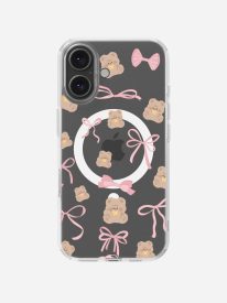 Bow & Snuggles Clear Magsafe Clear Phone Case