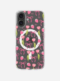 Bows & Roses Clear Magsafe Clear Phone Case