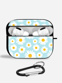 Retro Daisy Floral Airpods Glass Case