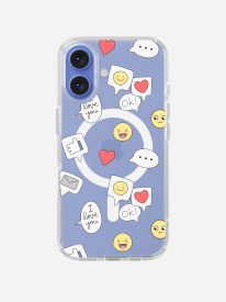 Love You Bubbles Clear Magsafe Clear Phone Case