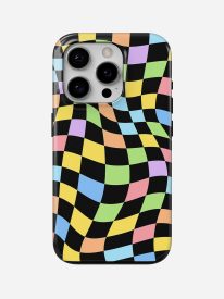 Candy Wave Check Glossy Armoured Case