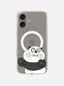 Playful Panda Clear Magsafe Clear Phone Case