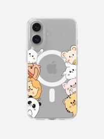 Peek a Boo Pals Clear Magsafe Clear Phone Case