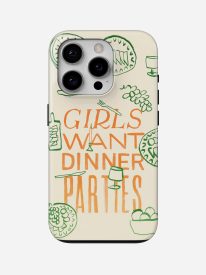 Girls Just Wanna Eat Glossy Armoured Case