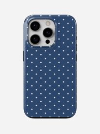 Dot Navy Glossy Armoured Case