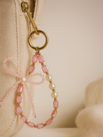 Rose Ribbons Phone Charm