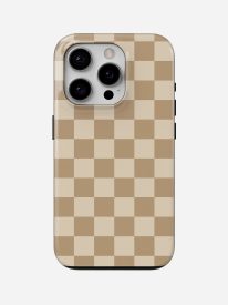 Vanilla Check Glossy Armoured Case