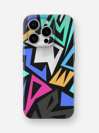 Colorful Geometric Pattern Glossy Hard Case