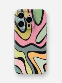 Grunge Waves Glossy Hard Case