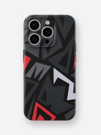 Horizon Hexagons Pattern Glossy Hard Case