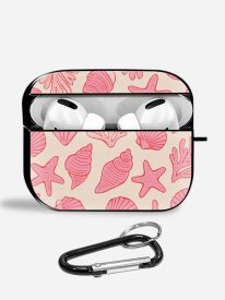 Beachy Pink Aipods Glass Case