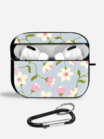 Blush Bloom Sky Aipods Glass Case