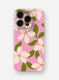 Blush Blossom Glossy Hard Case