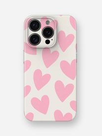 Blush Hearts Glossy Hard Case