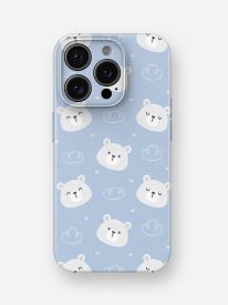 Cloudy Bear Glossy Hard Case