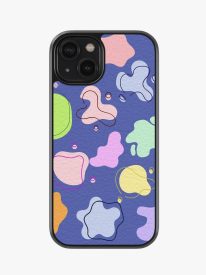 Colorful Mosaic Premium Leather Phone Case