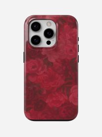Crimson Bloom Glossy Armoured Case