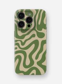 Green Mirage Glossy Hard Case