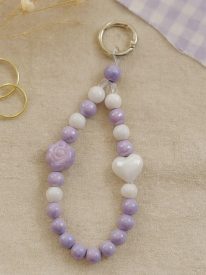 Lilac Romance Phone Charm