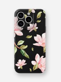 Midnight Magnolia Glossy Hard Case