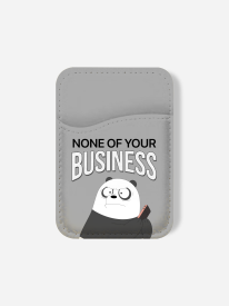 None Of Your Business Phone Wallet