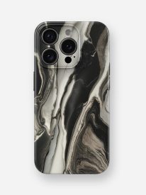 Obsidian Marble Glossy Hard Case