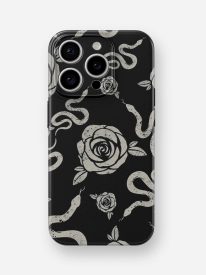 Serpent & Rose Noir Glossy Hard Case
