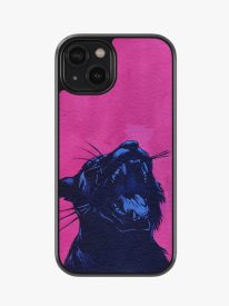 Sleek Panther Premium Leather Phone Case