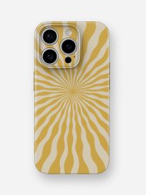 Sunburst Waves Glossy Hard Case