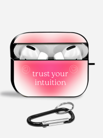 Trust Your Intuition Aipods Glass Case