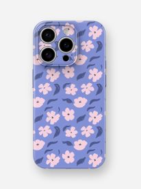 Violet Bloom Glossy Hard Case