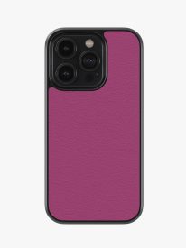 Solid Wine Premium Leather Phone Case
