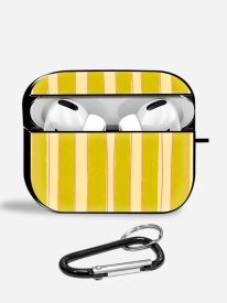 Zesty Stripes Aipods Glass Case